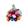 Boeketje tulpen - 18cm tulpen op steel - kies uit drie kleurencombi's
