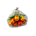 Boeketje tulpen - 18cm tulpen op steel - kies uit drie kleurencombi's