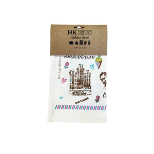Toweltje Tea towel Love from Amsterdam