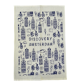 Toweltje Tea towel Delftblue Amsterdam