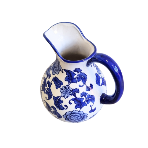 Delftsblauwe schenkkan - hoogte 26cm