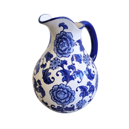 Delftsblauwe schenkkan - hoogte 26cm