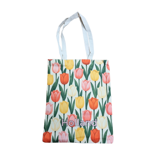 Canvas bag tulpenprint Holland