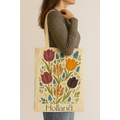Canvas bag red impression classic Tulips Holland