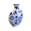 Delft blue Vase round shape - height 26cm