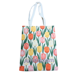 Canvas bag Tulip pattern Amsterdam