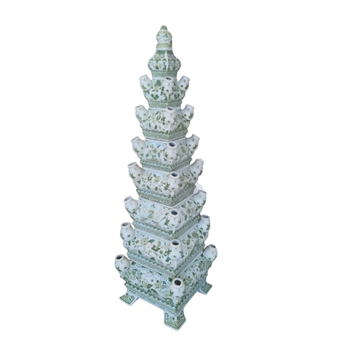 Pyramid tulip vase 4 parts 80cm high (3 colors in stock)