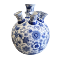 Traditionele tulpenvaas Delftsblauw 37cm hoog
