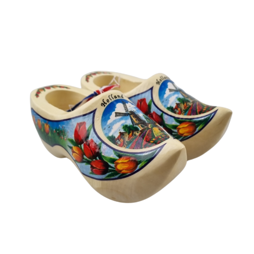 Klompenpaartje 14cm Blank