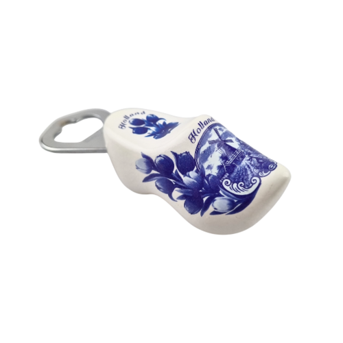 Bottle opener clog 8cm Delftblue