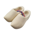 Souvenir woodenshoes 10cm sanded