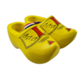 Souvenir klompenpaartje 10cm boerengeel
