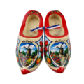 Souvenir woodenshoes 10cm red sole