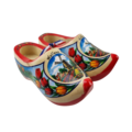 Souvenir klompenpaartje 10cm rode zool