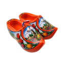 Klompenpaartje 14cm oranje