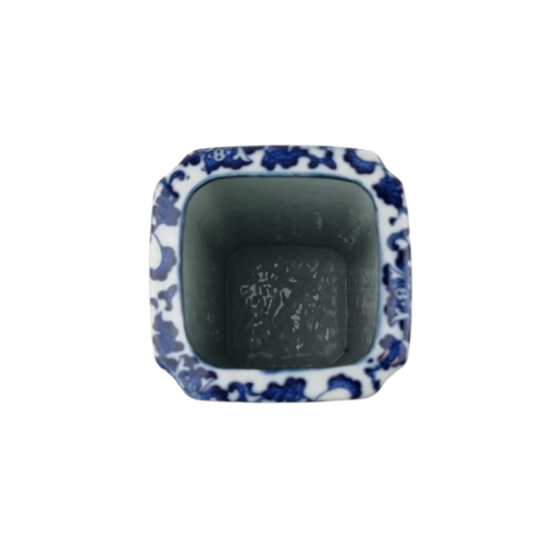 Tulip Vase Delftblue square - 20cm high