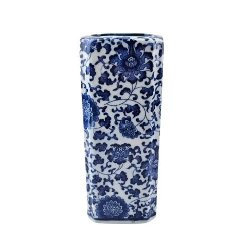 Tulip Vase Delftblue square - 20cm high