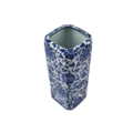 Tulip Vase Delftblue square - 20cm high