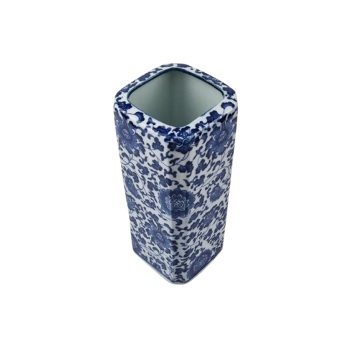 Tulip Vase Delftblue square - 20cm high