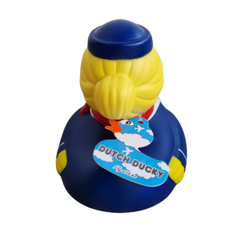 Dutch Ducky Badeend Flight attendant 8cm - kies uit meerdere uitvoeringen
