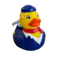Dutch Ducky Badeend Flight attendant 8cm - kies uit meerdere uitvoeringen