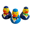 Dutch Ducky Badeend Flight attendant 8cm - kies uit meerdere uitvoeringen