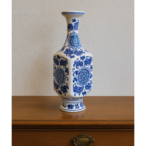 Delftsblauwe vaas klassiek - 31cm hoog