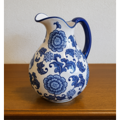 Delftsblauwe schenkkan - hoogte 26cm