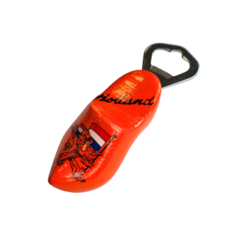 Bottle opener clog 8cm Orange - Dutch Lion