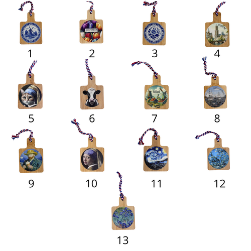 Mini kaasplank magneet met opener - alle uitvoeringen hier te bestellen -