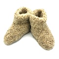 DINA slippers wool 100% natural Grey - high model