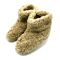 DINA slippers wool 100% natural Grey - high model
