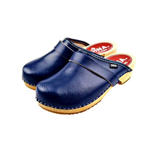 DINA Zweedse klompen navy blue