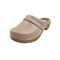 DINA Zweedse klompen beige cremekleur