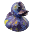 Dutch Ducky Badeend Starry Night - Van Gogh - 15cm (BIG)