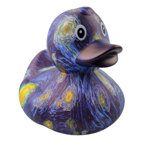 Dutch Ducky Dutch Ducky Starry Night - Van Gogh - 15cm (BIG)