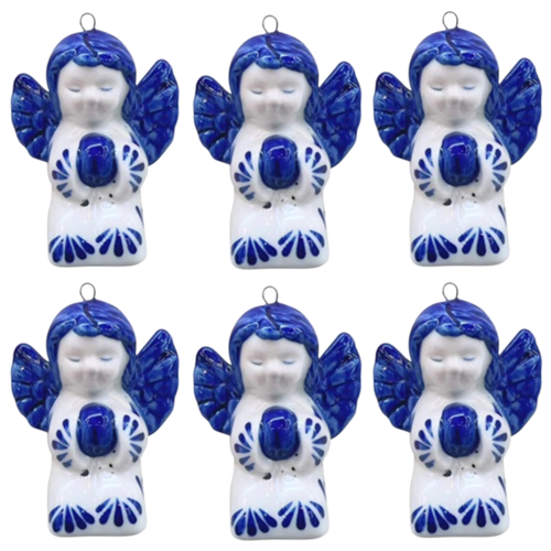 Delftsblauw ornament Gabriel- 8cm
