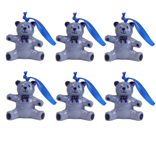 Delftblue ornament bear 8cm