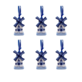 Delftsblauw ornament molentje 8cm
