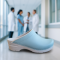 DINA Medical clogs with PU sole - Blue