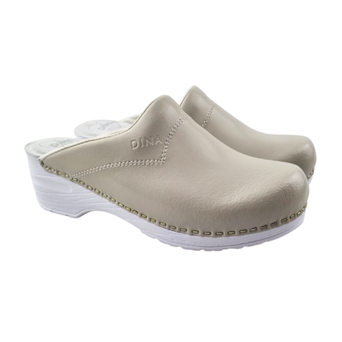 DINA Medische klompen met PU zool - Beige