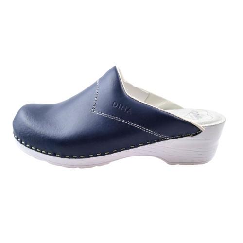 DINA Medische klompen met PU zool - Navy Blue