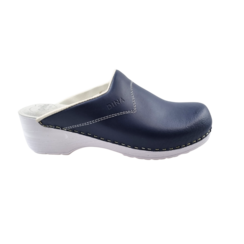 Medical clogs with PU sole - Navy Blue