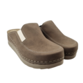 DINA PU clogs  elastic - nubuck capuchino