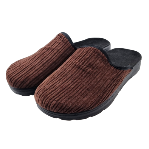 DINA Instappers heren bruin corduroy - maat 41 t/m 46