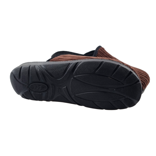 DINA Instappers heren bruin corduroy - maat 41 t/m 46