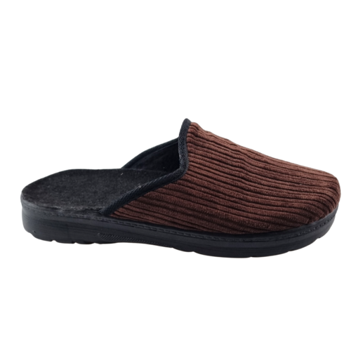 DINA Instappers heren bruin corduroy - maat 41 t/m 46