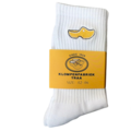 Socks white - woodenshoe embroidery - Traa Merch