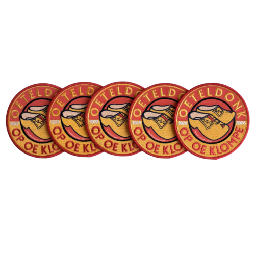 carnavalsembleem - Oeteldonk op oe klompen!