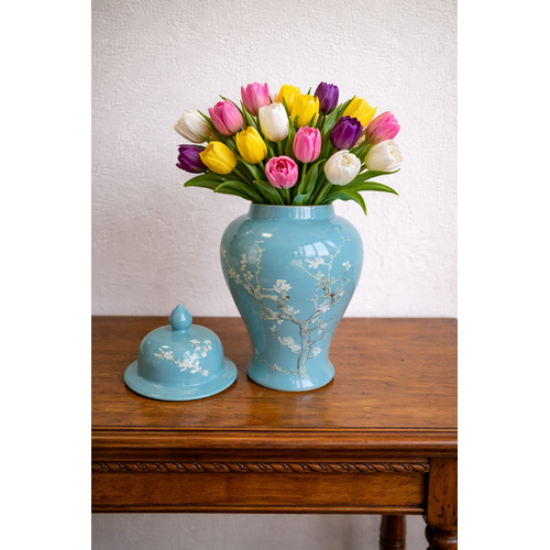 Ceramic Vase - Vincent van Gogh Almond blossom (35cm)